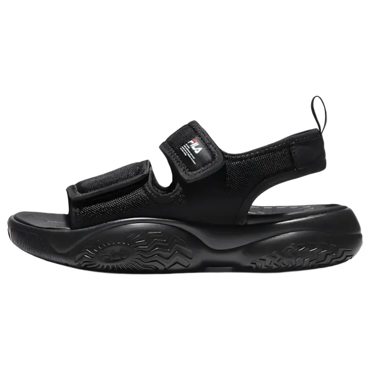 FILA Tapered Sandals Beach Sandals Unisex Black