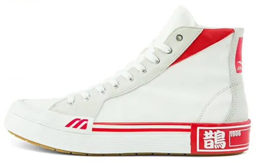 Mizuno Courts Hi Ec 'White Red'