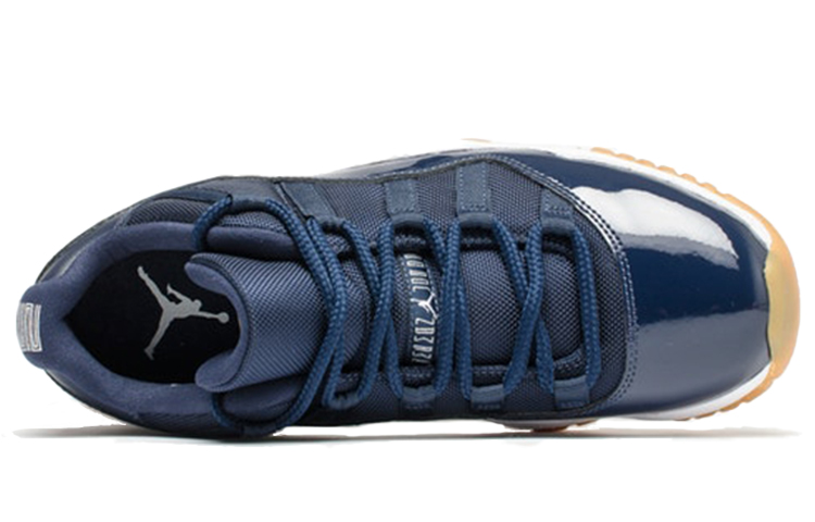 Мужские кроссовки Jordan Air Jordan 11 Retro Low Midnight Navy (синие) — 午夜蓝 — фото 5