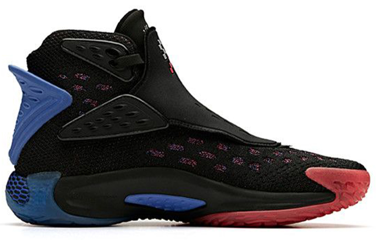 Anta KT5 Abrasion Resistant Breathable High top Basketball Shoes Men’s Red Blue Black