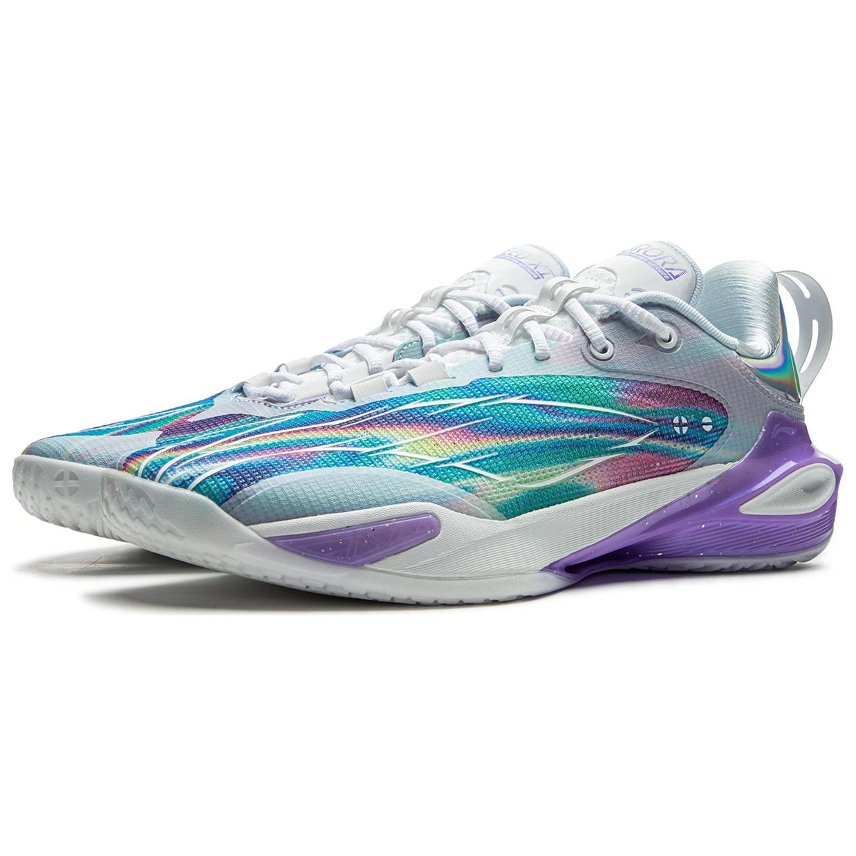 Li Ning Speed 11 Low top Basketball Shoes Men’s Blue Purple
