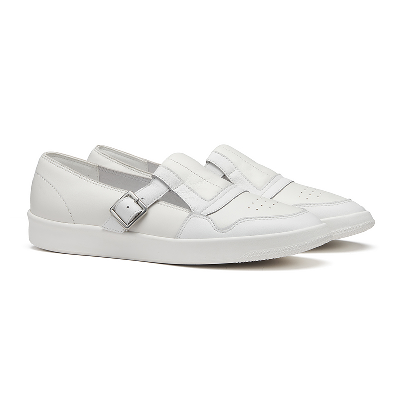 EQLZ EQUALIZER 1970 Top Grain Cow Leather Non slip Lightweight Low top Vintage Basketball Shoes Unisex White