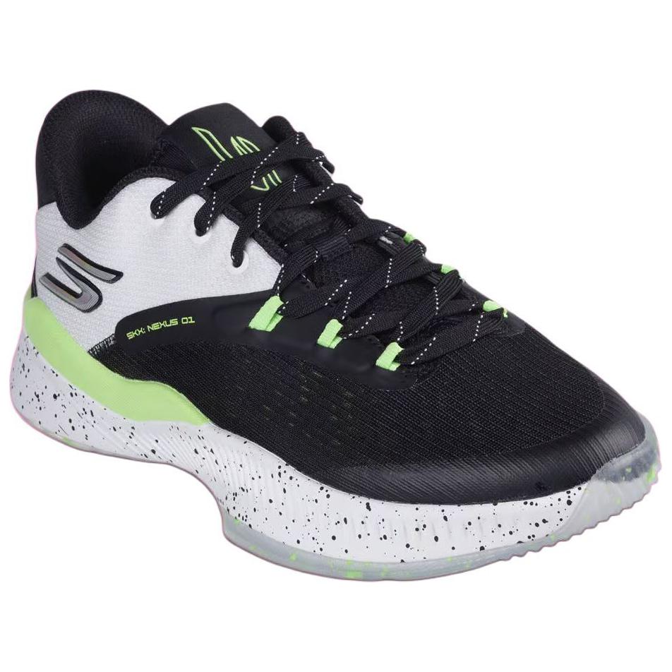 Skechers SKX NEXUS Abrasion Resistant Abrasion Resistant Low top Basketball Shoes Men’s Black White