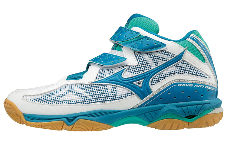 Mizuno Wave Artemis 4 Mid 'White Green Blue' Women's