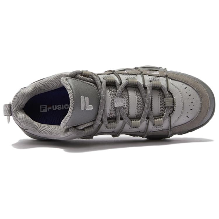 FILA FUSION BUSTER Puffy Shoes Low top Vintage Basketball Shoes Women’s Gray