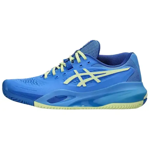ASICS Gel Resolution X Clay Blue Coast Huddle Yellow Women's