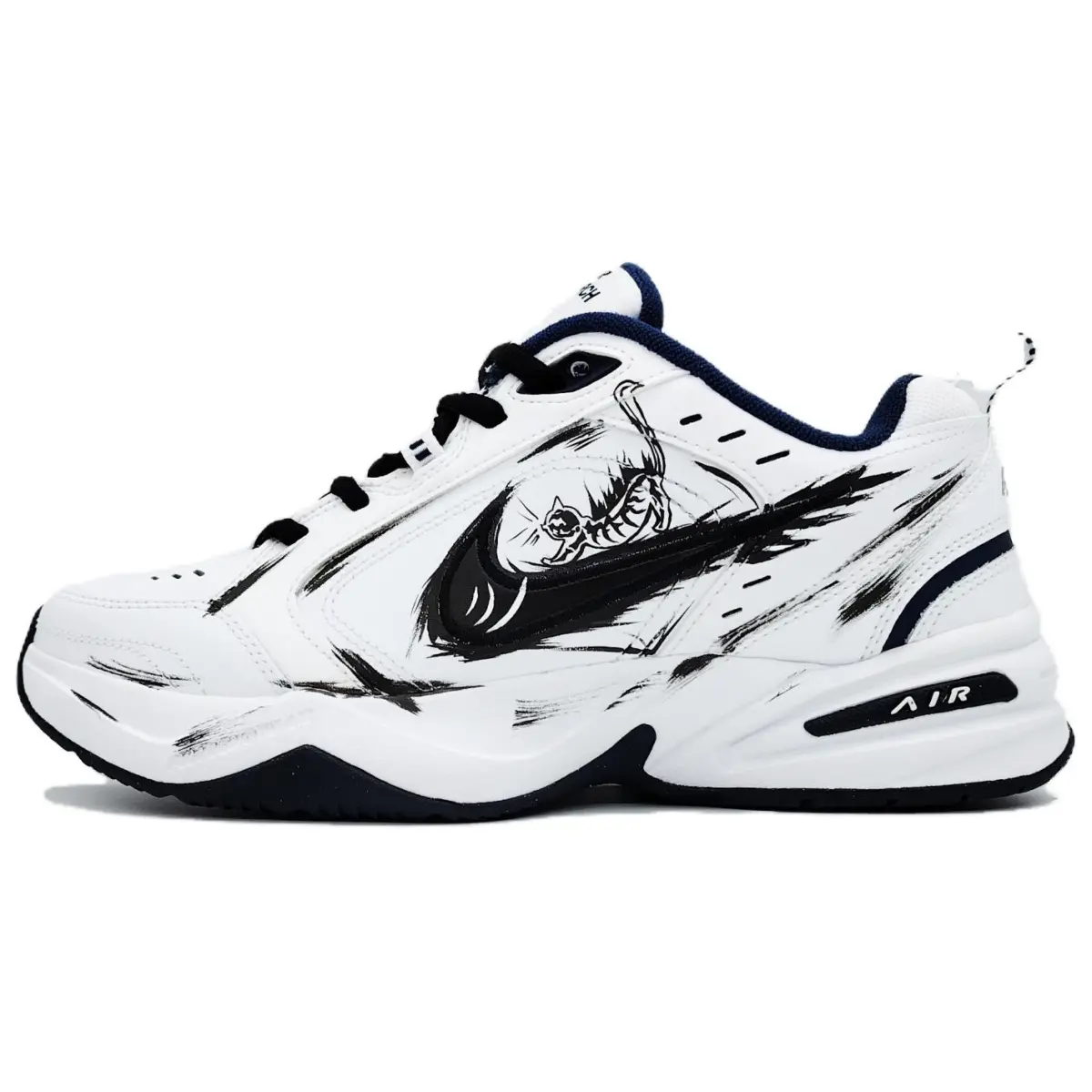 Nike Air Monarch 4 Leather Slip Resistant, Abrasion Resistant, Height Increasing