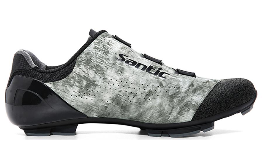 SANTIC Wrapping, Wear Resistant And Non Slip Low top Cycling Shoes Men’s Gray Gobi