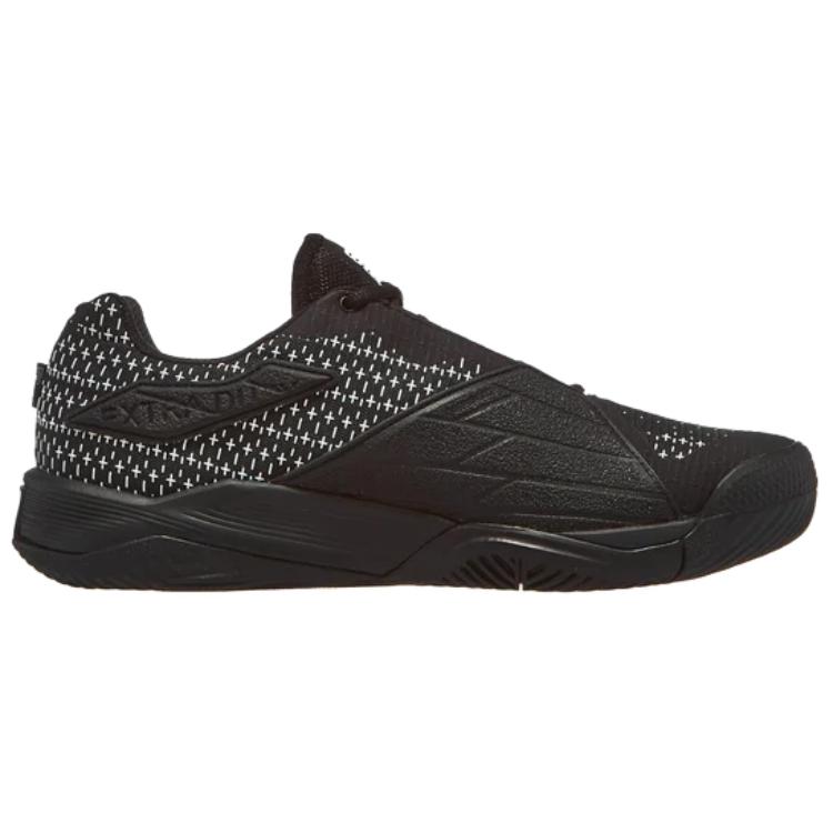 Wilson Textile, Artificial Leather Cushioning Support Rebound Low top Tennis Shoes Men’s Black