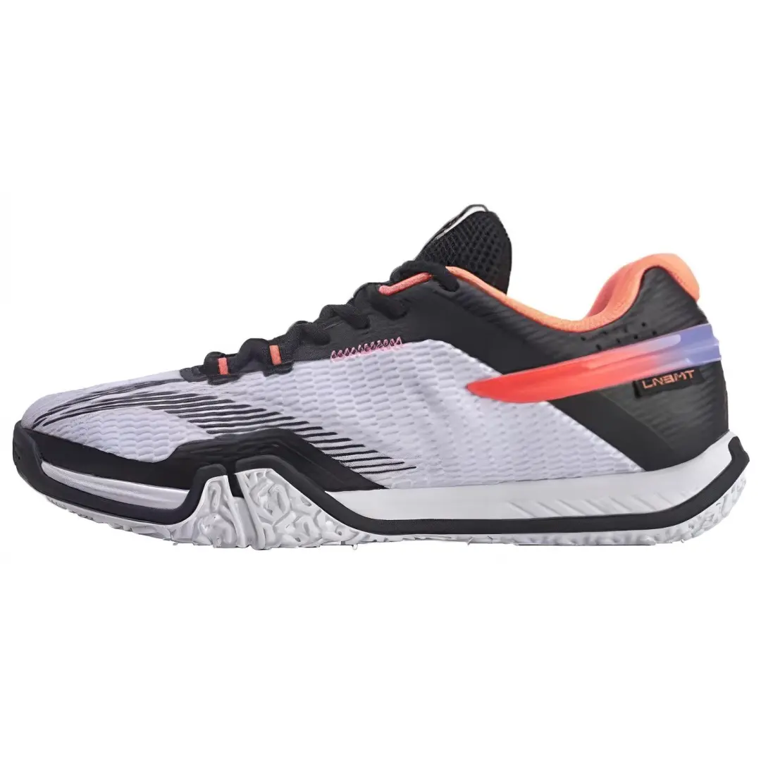 Li Ning Saga LITE Rubber Slip Resistant Low top Badminton Shoes Unisex Black