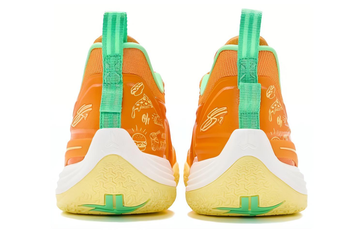 XTEP Jlin 3 Basketball Shoes Men’s Low Top Orange Yellow/Butter