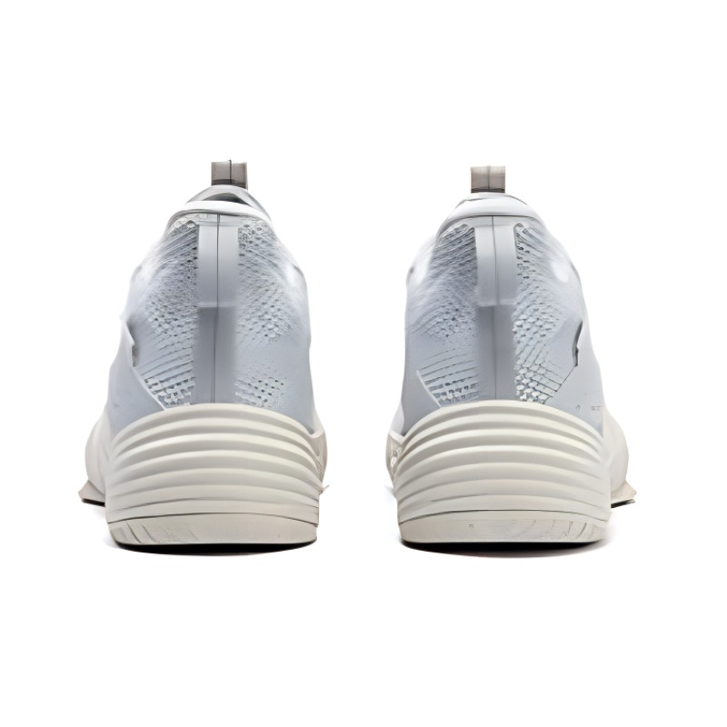 361° Cushioning Slip Resistant Abrasion Resistant Breathable Rebound Low top Basketball Shoes Men’s Light Gray