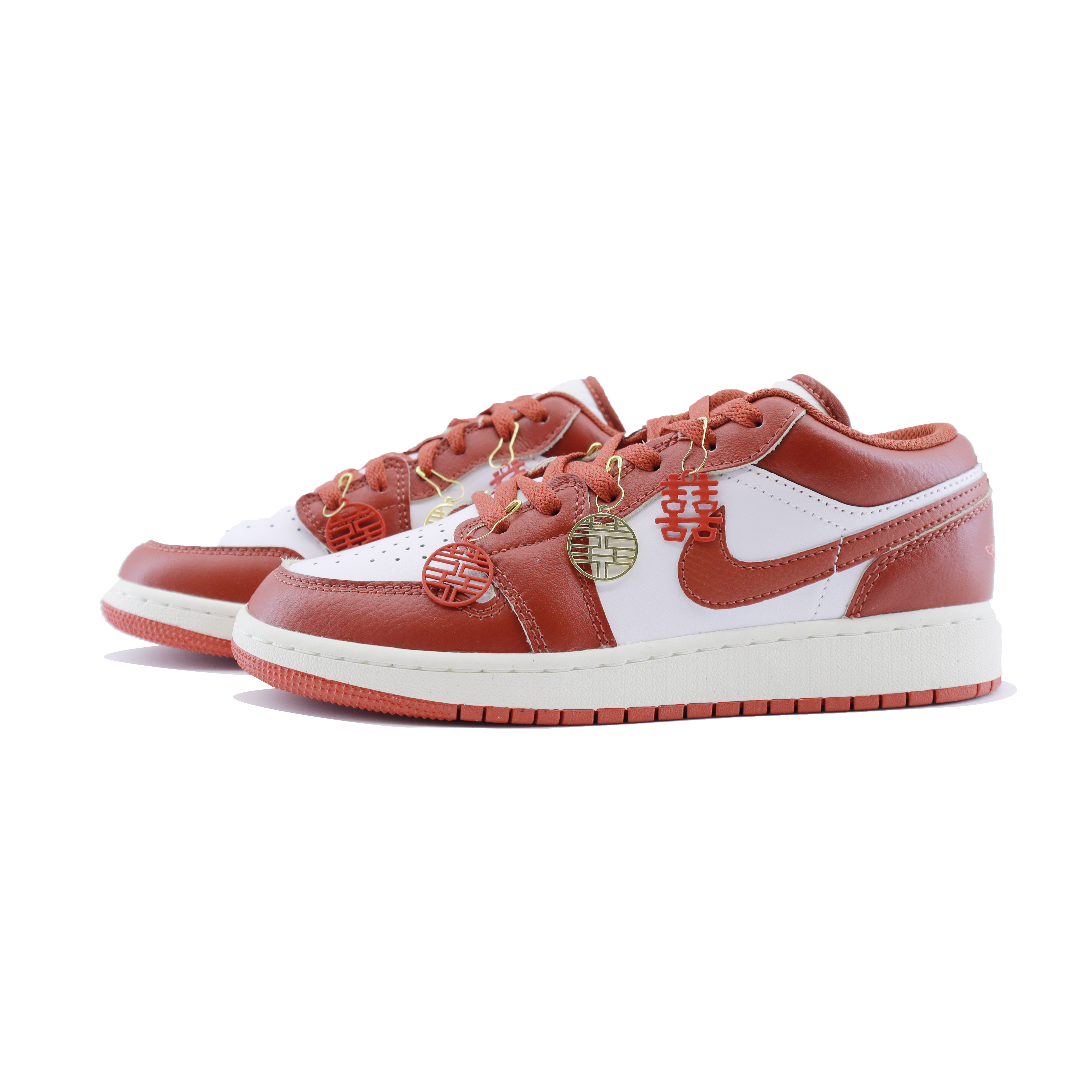 Jordan Air Jordan 1 GS Joyful Heaven Slip Resistant Abrasion Resistant Low top Vintage Basketball Shoes Women’s