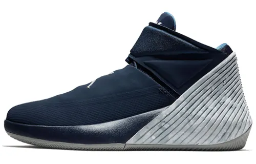 Jordan Why Not Zer0.1 Why Not Georgetown Westbrook Anti-slip Lightweight Mid-top Practical Basketball Shoes Men's Black Gray Splicing