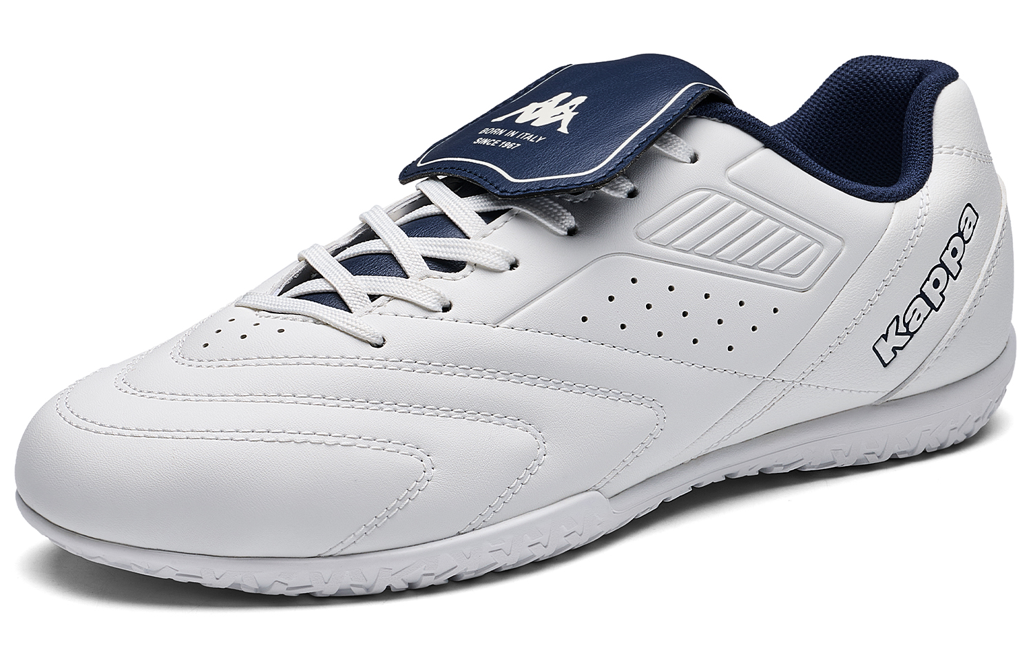 Kappa K79 Back to Back Abrasion Resistant Coverage Low top Racing Shoes Unisex White Teal Blue
