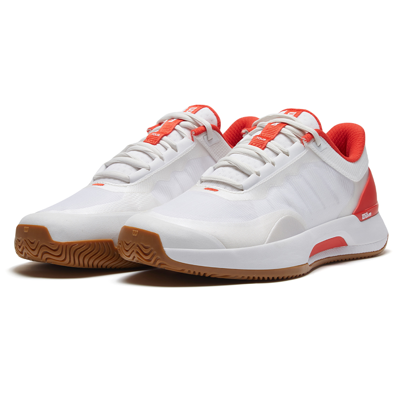 Wilson Cushioning Breathable Support Low top Tennis Shoes Women’s White Red