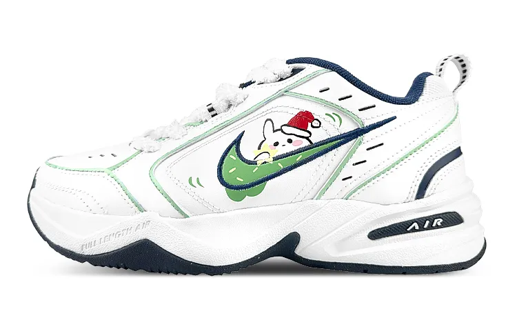 Nike Air Monarch 4 Synthetic Leather, Leather Cushioning Slip Resistant Abrasion Resistant Height Increasing