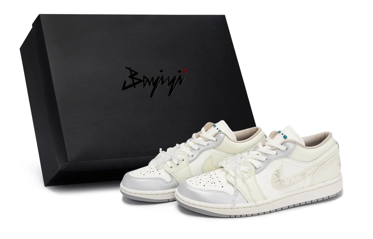 Jordan Air Jordan 1 811 Manufacturing, Sparkling Starlight, Special Shoe Box Abrasion Resistant Abrasion Resistant