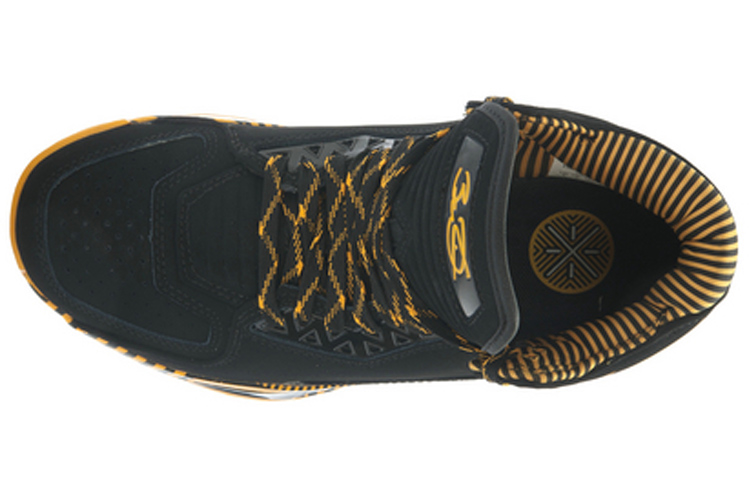 Li Ning WOW 2 Cushioning Abrasion Resistant Rebound Low top Basketball Shoes Men’s Black Yellow