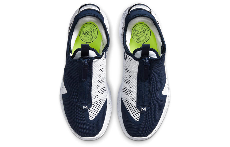 Кроссовки Nike PG 4 Team (темно-синий / белый) — Тёмно-синий / белый — фото 4