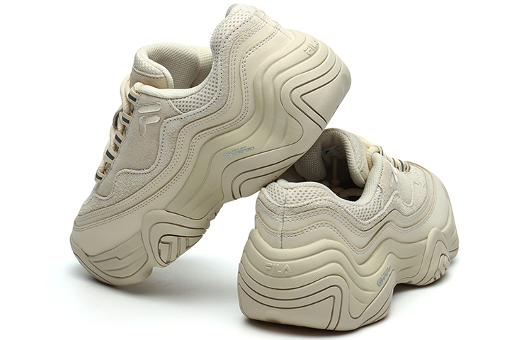 FILA FUSION HERITAGE BASKETBALL Handle Low top Vintage Basketball Shoes Women’s Beige