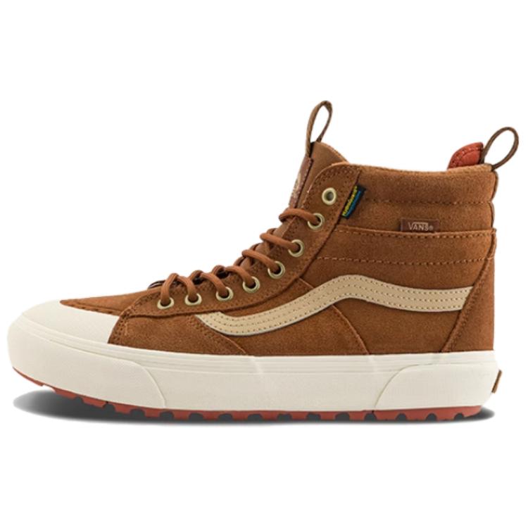 Vans MTE Sk8-Hi comfortable and versatile high-top hiking shoes for men and women, brown