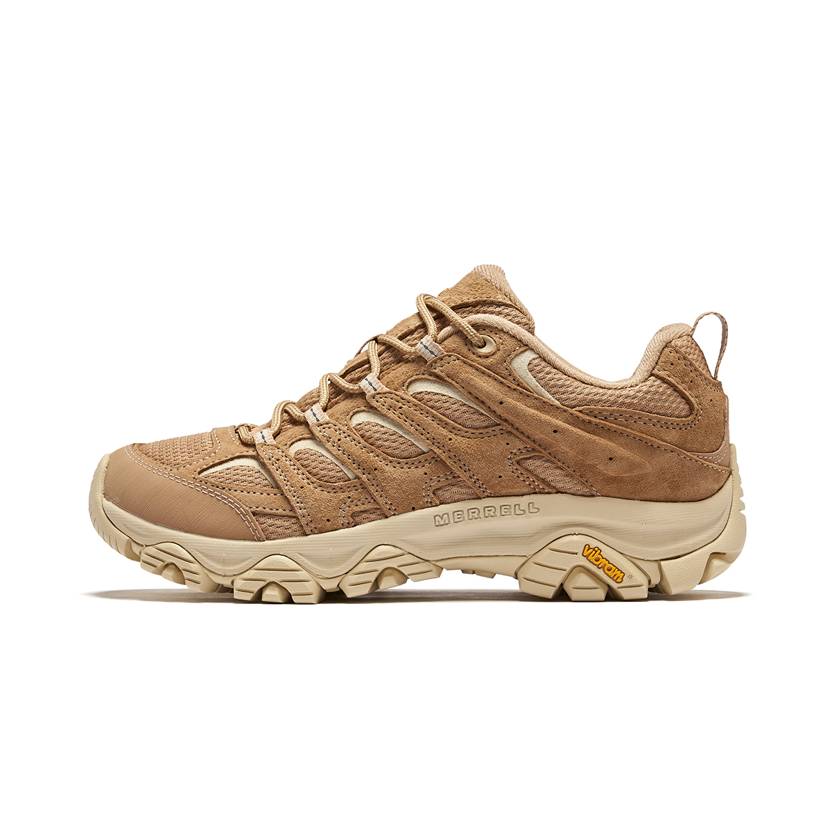 MERRELL MOAB 3 Cushioning Slip Resistant Trail Running Hiking Shoes Men’s Khaki