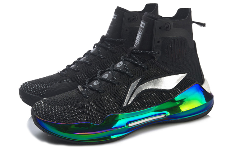 Li Ning YuShuai 13 Boom Fabric Cushioning Slip Resistant Abrasion Resistant Breathable Coverage Rebound High top