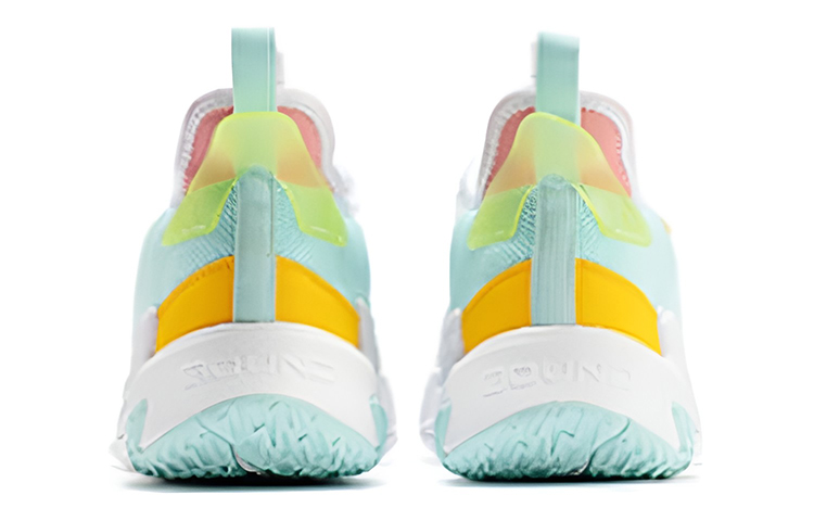 361° Shadow Blade 2 Basketball Shoes Men’s Low Top 361 Degrees White/Ice Clear/Yellow/Pink