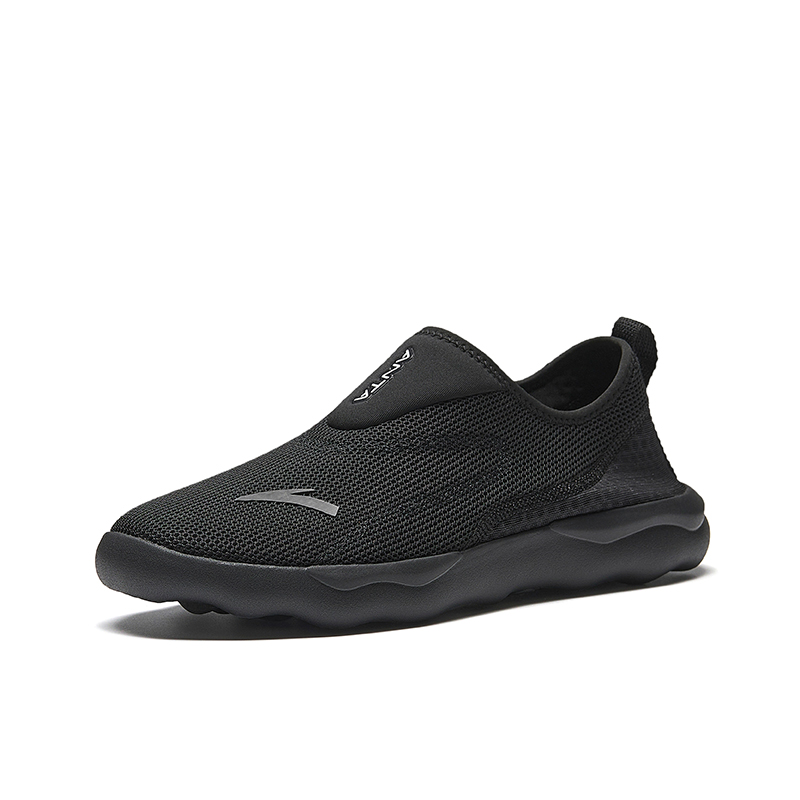 Anta Variety Training Collection Slip Resistant And Breathable Coverage Low top Training Shoes Men’s Black
