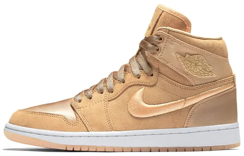 Jordan Air Jordan 1 Retro High Season Of Her Ice Peach Silk Lightweight High Top Retro Basketball Shoes Women's Beige