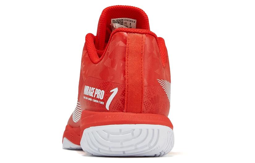 Li Ning Shadow Speed Pro Rubber Cushioning Slip Resistant Low top Badminton Shoes Unisex Red