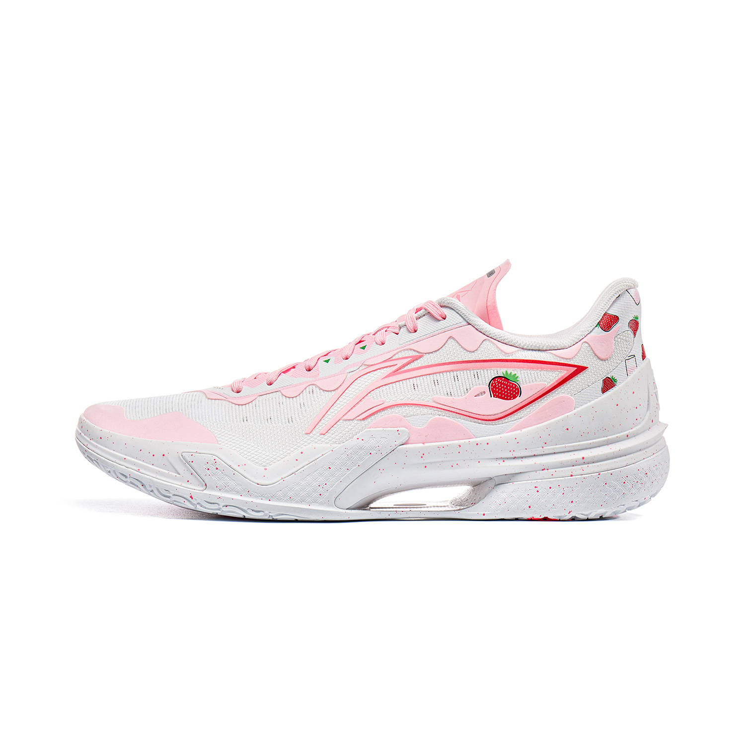 Li Ning Liren 5 Low top Performance Basketball Shoes Men’s Valentine’s Day Colorway White & Pink