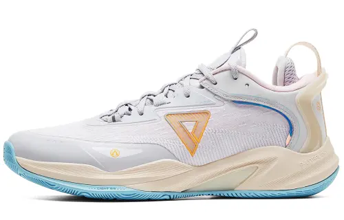 PEAK Lightning Cushioning Abrasion Resistant Slip Resistant Low top Basketball Shoes Men's Featherized Colorway
