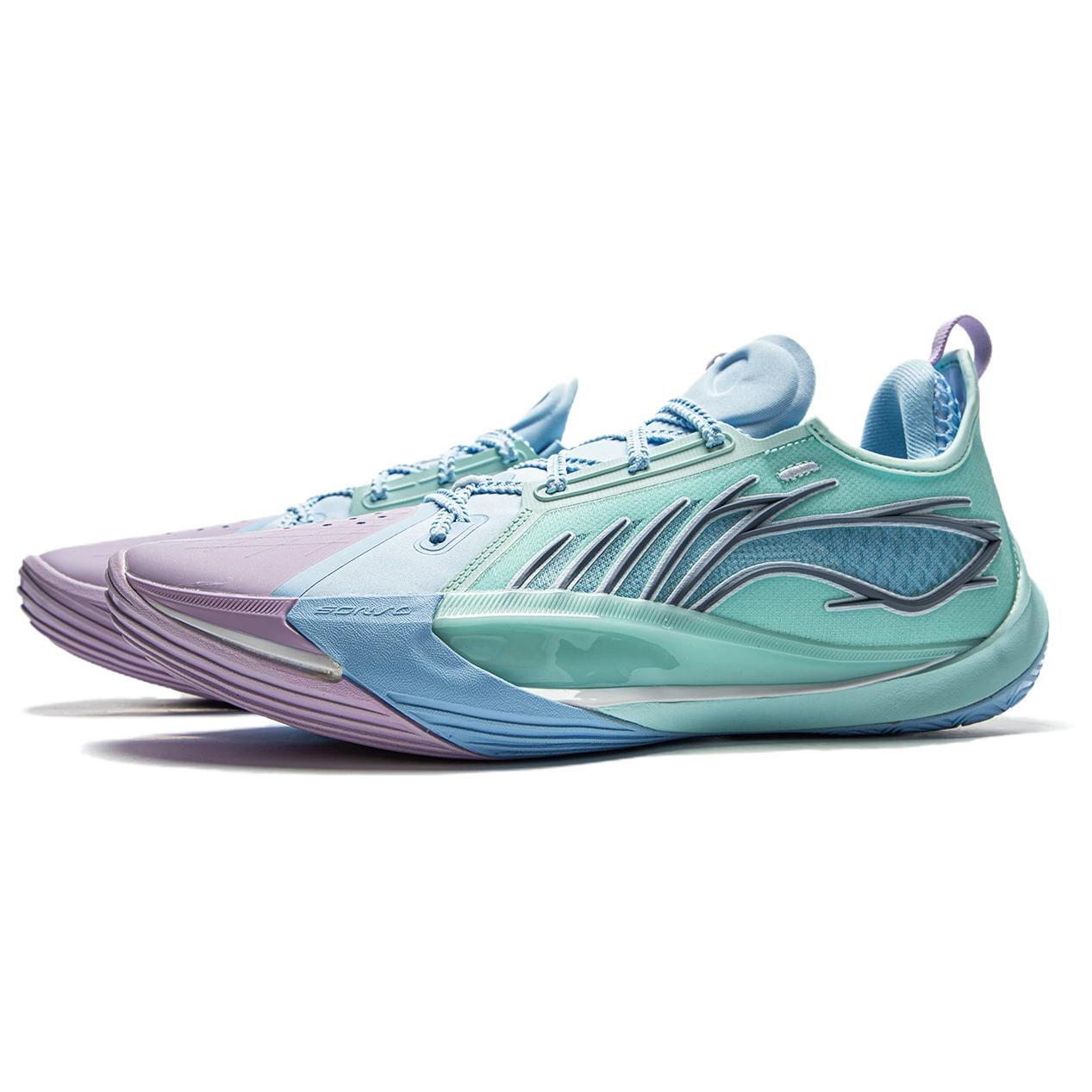 Li Ning Sonic 13 Cushioning Slip Resistant Abrasion Resistant Breathable Rebound Anti Twist Grip Low top