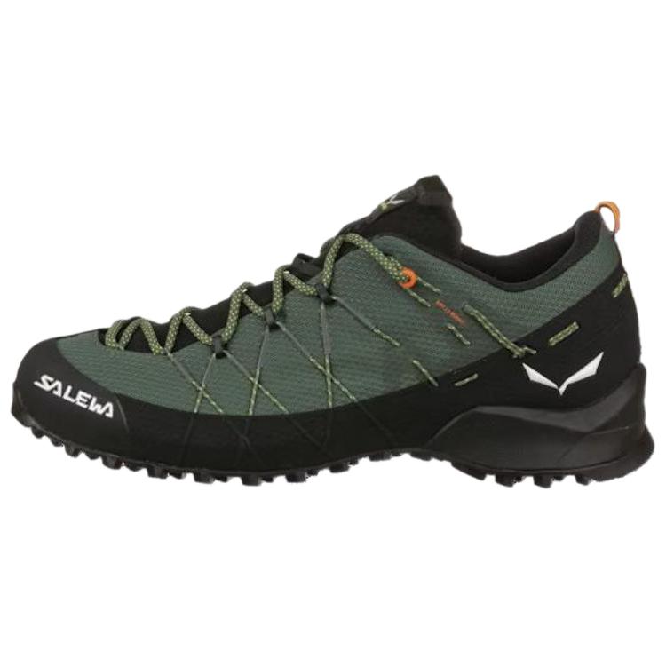 SALEWA WILDFIRE 2 Mesh Slip Resistant Abrasion Resistant Low top Mountaineering Shoes Men's Green Black