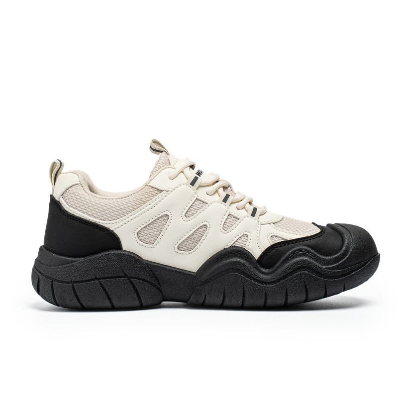 Warrior Slip Resistant Breathable Grip Low top Mountaineering & Hiking Shoes Men’s Beige Black