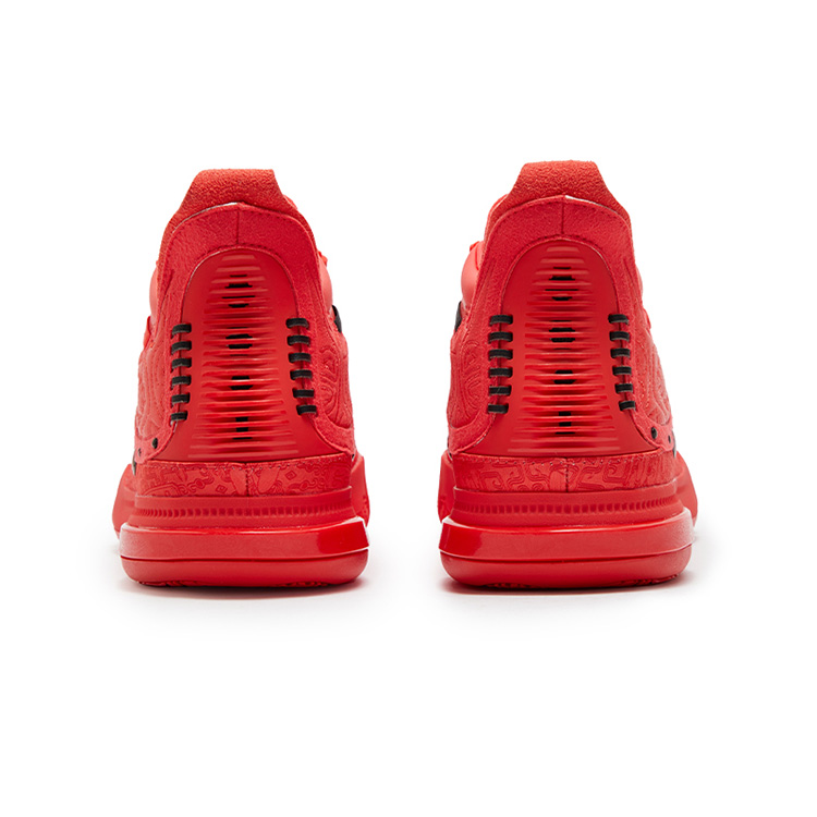 361° Joker Nikola Jokić The Legend Basketball Shoes Men’s Mid Top Bird Of Paradise Red/Obsidian Black