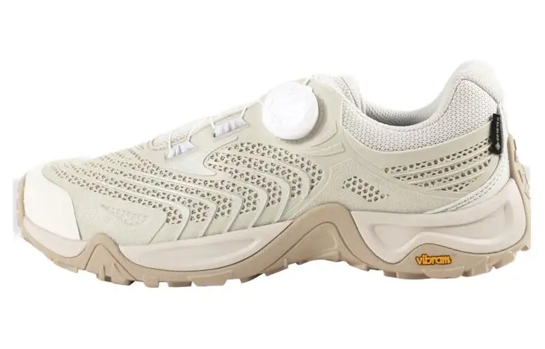 KOLON SPORT PERFORMANCE Slip Resistant Abrasion Resistant Low top Hiking Shoes Unisex Beige Yellow