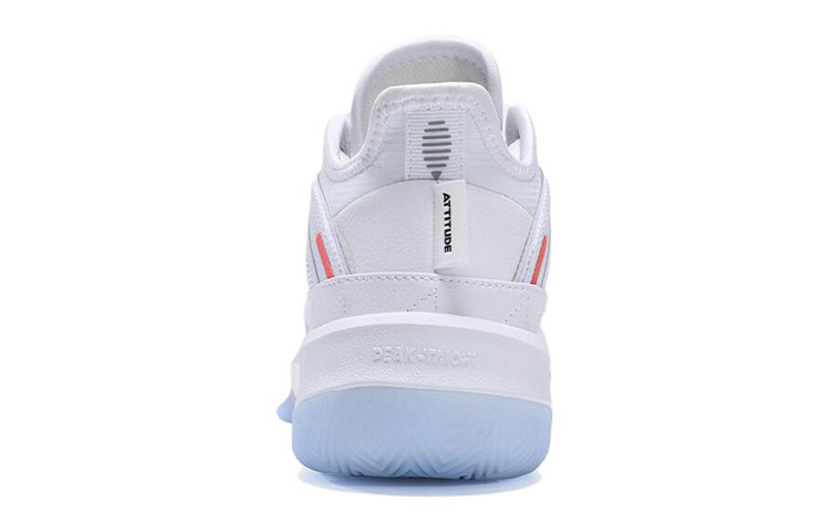 PEAK Tai Ji1.0 Cushioning Slip Resistant Abrasion Resistant Coverage Support Low top Basketball Shoes Women’s All White