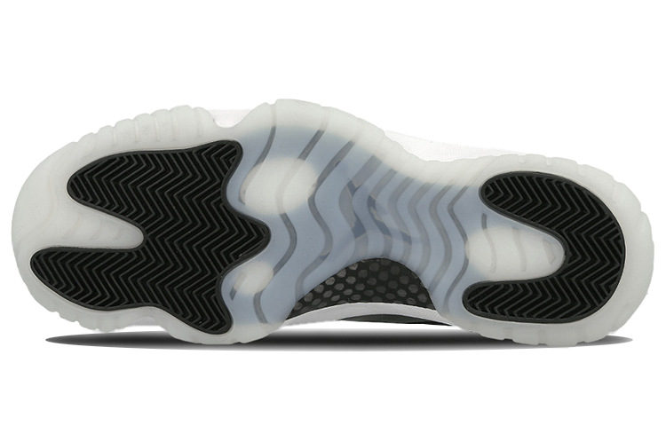 Мужские кроссовки Jordan Air Jordan 11 Retro Low Barons (черно-серые) — фото 5