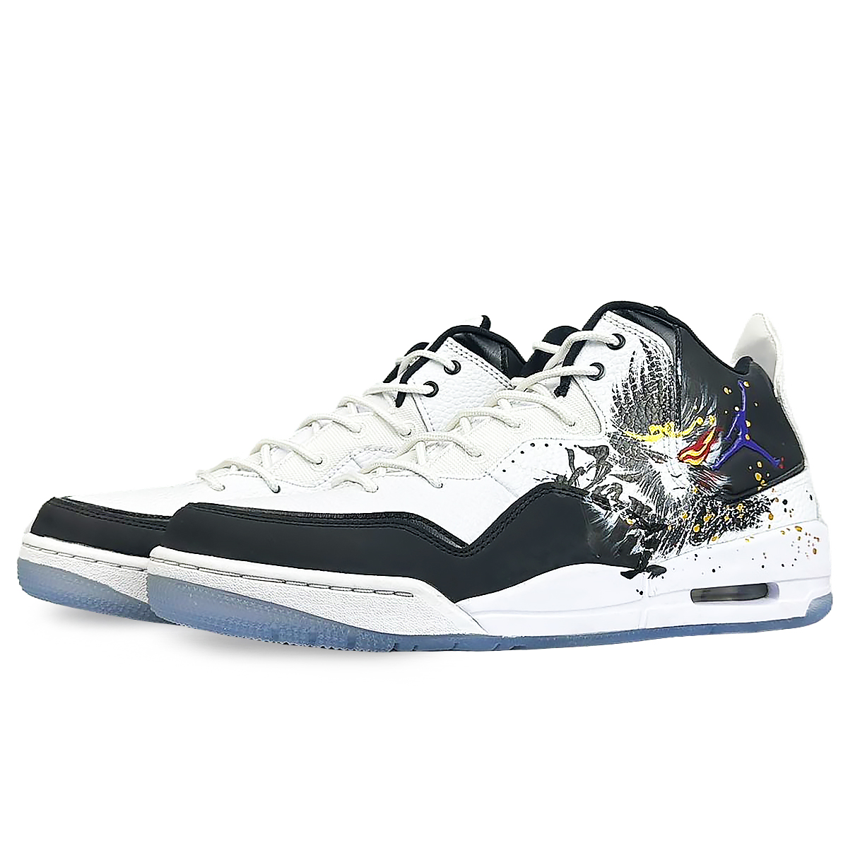 Jordan Courtside 23 Slip Resistant Slip Resistant Mid top Basketball Shoes Men’s Black White