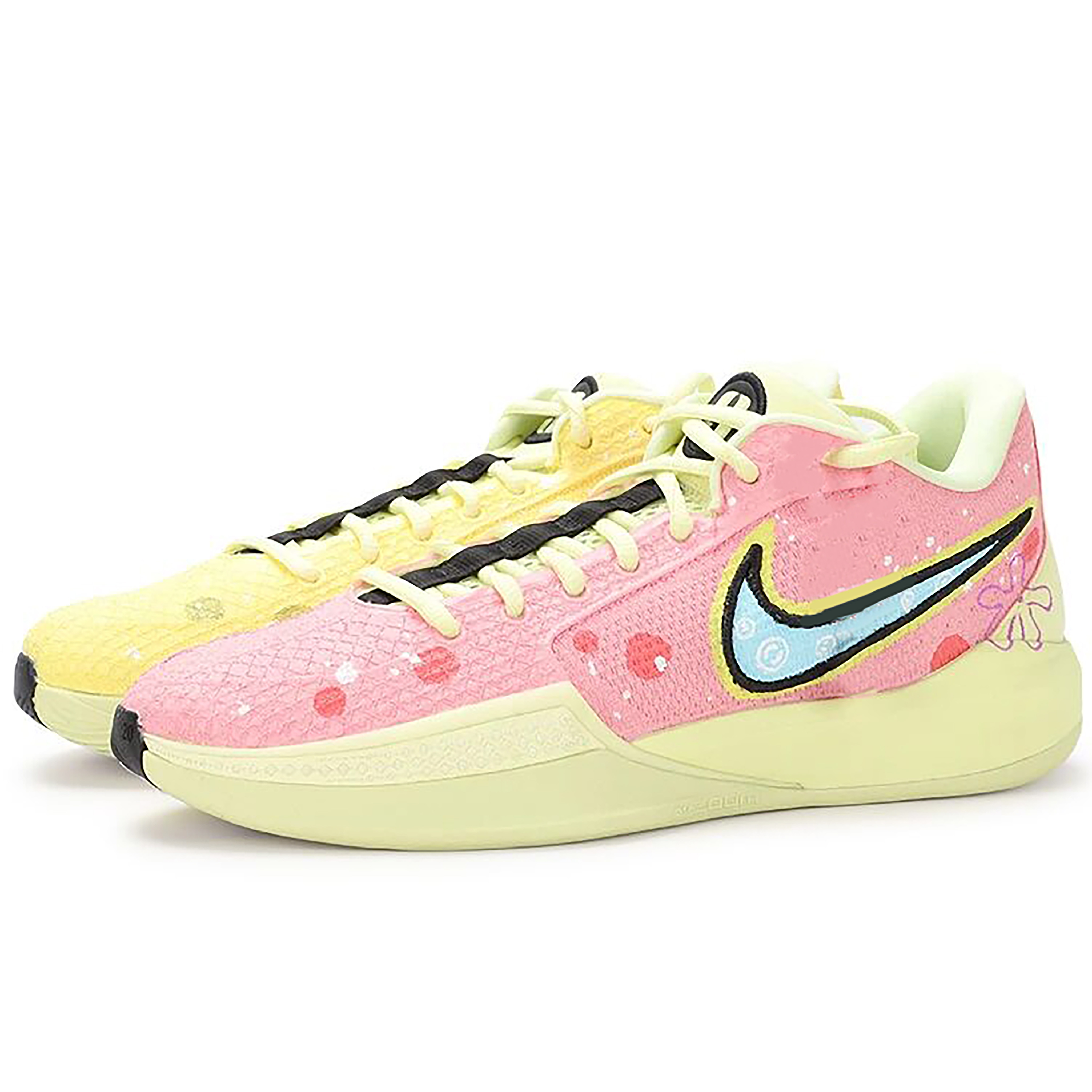 Nike Sabrina 1 EP Slip Resistant Abrasion Resistant Low top Basketball Shoes Unisex Yellow Pink