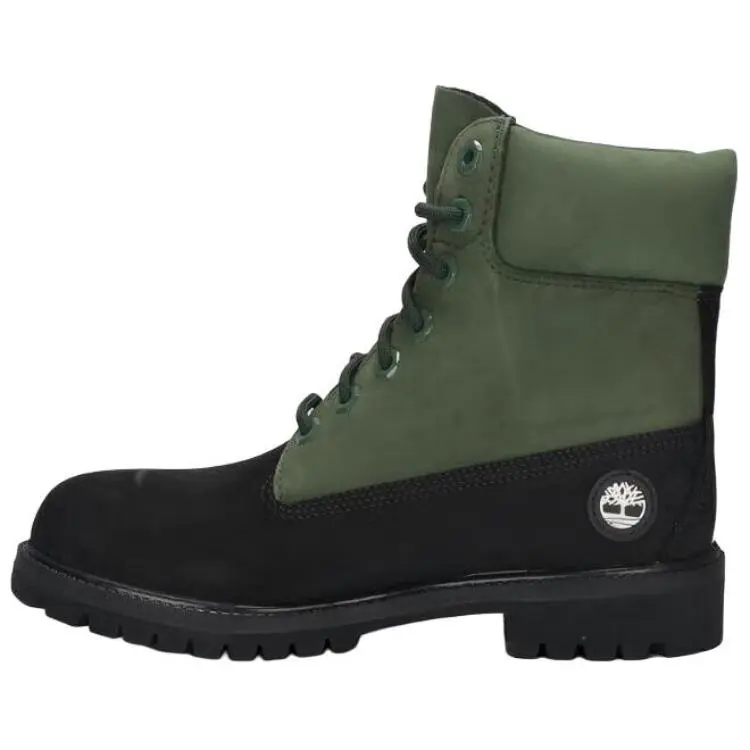 Timberland 6 Inch Ankle Boots Men's Black Green