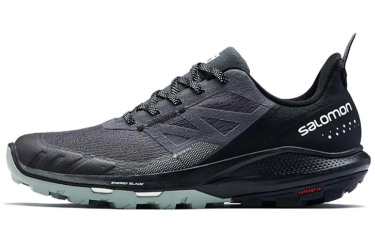 SALOMON OUTpulse Fabric Fashion Abrasion Resistant Abrasion Resistant Low top Hiking Shoes Men's Magnet Gray