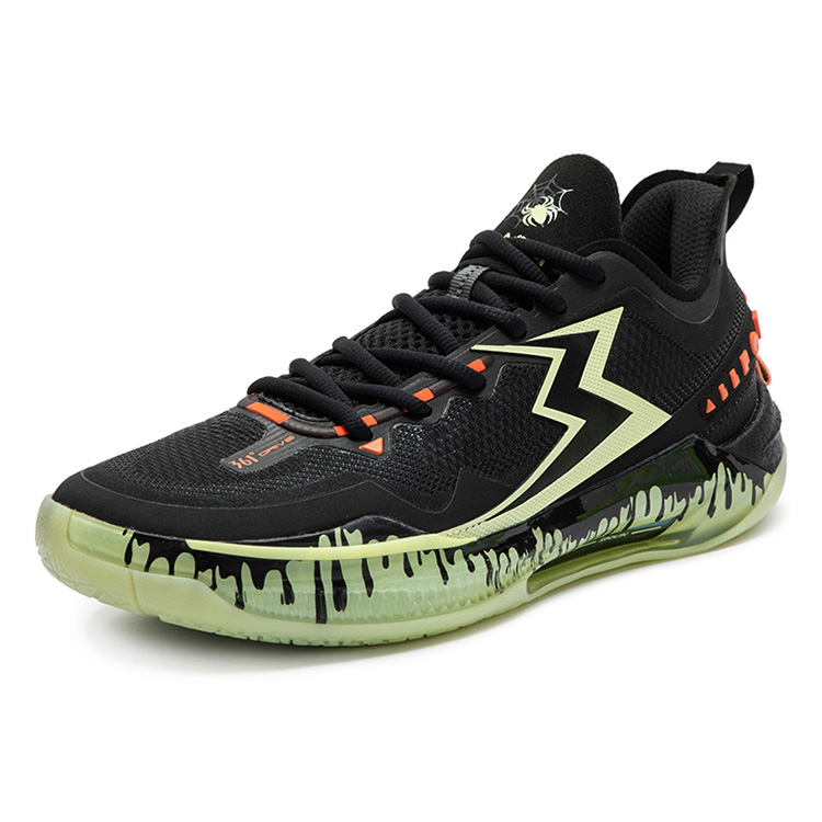 361° BIG3 5.0 Quick PRO Halloween Low top Basketball Shoes Men’s Black Orange