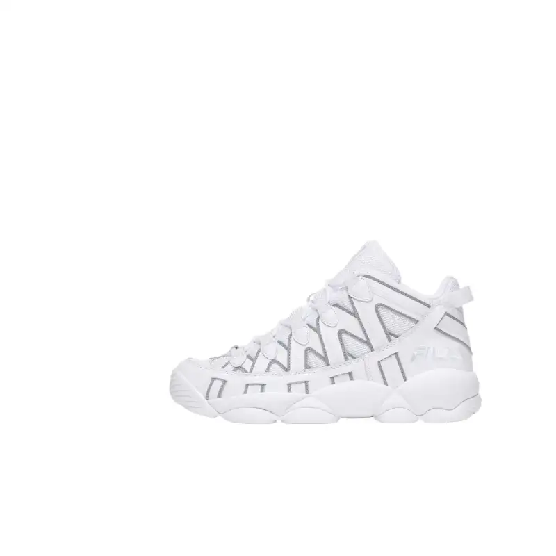 FILA Stackhouse Spaghetti Mid top Basketball Shoes Men's White