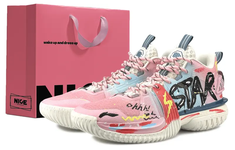 Li Ning Storm 2024 Cushioning Abrasion Resistant Breathable Cushioning Abrasion Resistant Breathable Low top