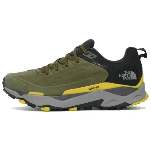 THE NORTH FACE Vectiv Exploris Waterproof Rebound Waterproof Rebound Mountaineering Shoes Men's Gray Green