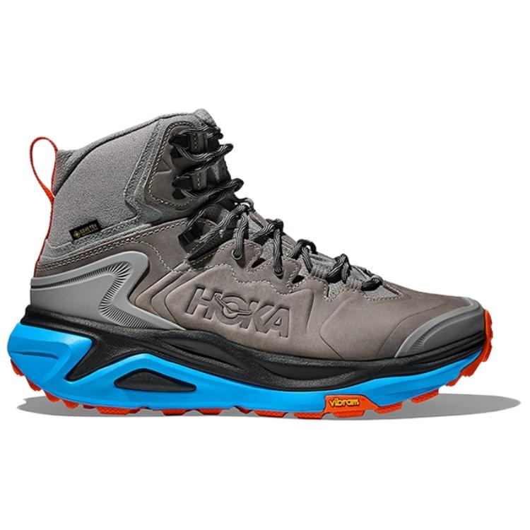 HOKA ONE ONE Kaha 3 Mid top Mountaineering Hiking Shoes Men’s Galaxy Gray